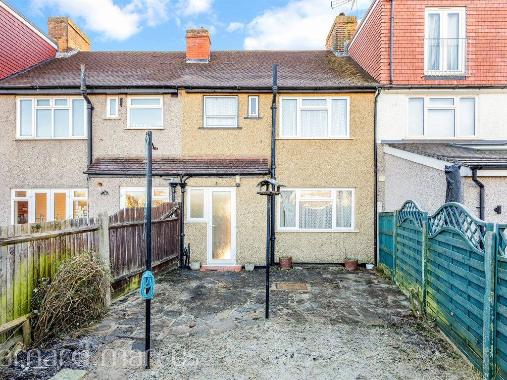 3 bed terraced house for sale in Woodland Way, Morden SM4, £600,000
