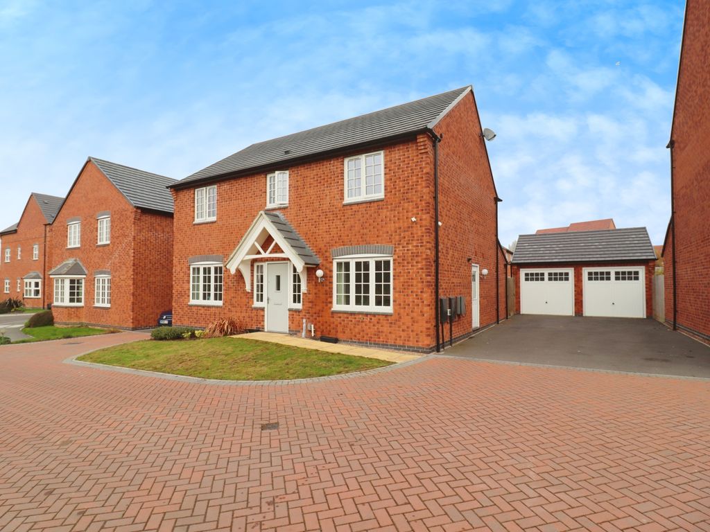 4 bed detached house for sale in Richard Hodgkinson Close, Cawston, Rugby CV22, £499,950