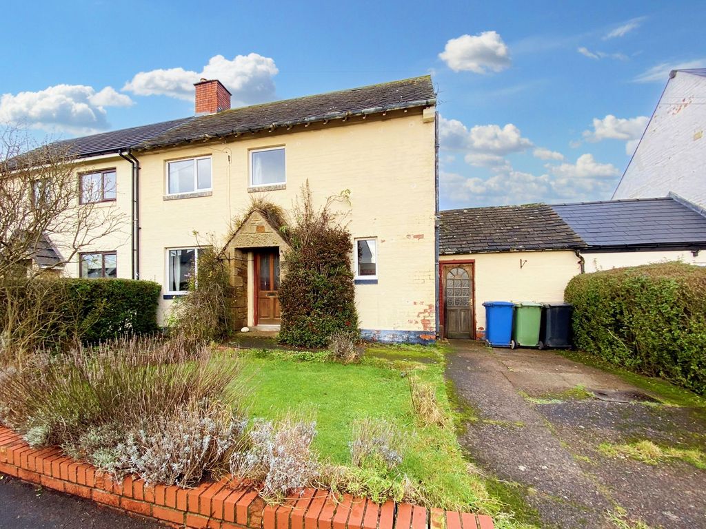3 bed semi-detached house for sale in Church Street, Longframlington, Morpeth NE65, £140,000