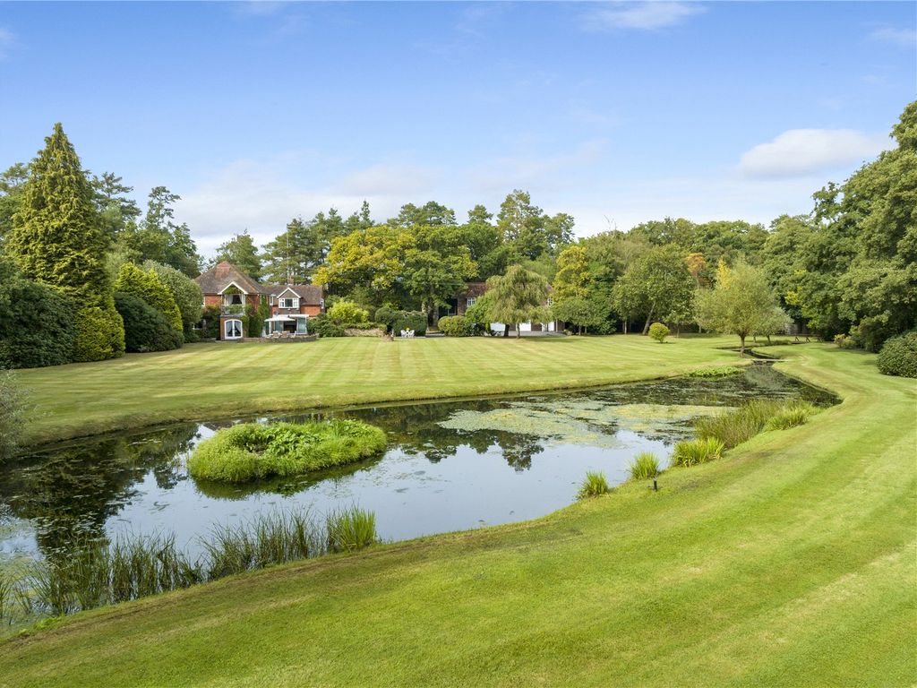 4 bed detached house for sale in Sandy Lane, Rushmoor, Farnham GU10, £2,250,000