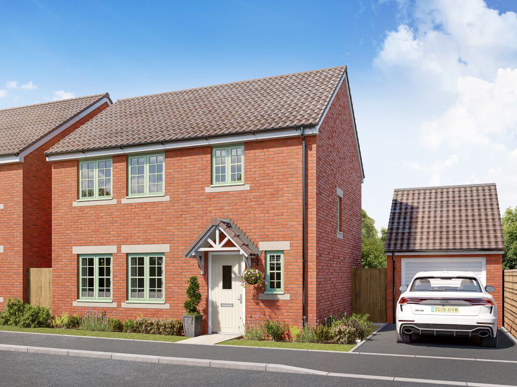 New home, 3 bed detached house for sale in "The Whitehall" at Victoria Road, Warminster BA12, £369,995