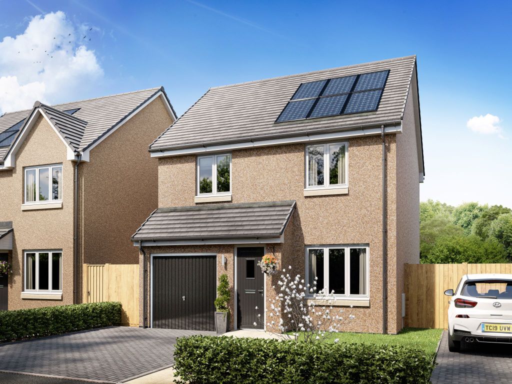 New home, 3 bed detached house for sale in "The Kearn" at Woodpecker Crescent, Dunfermline KY11, £289,000