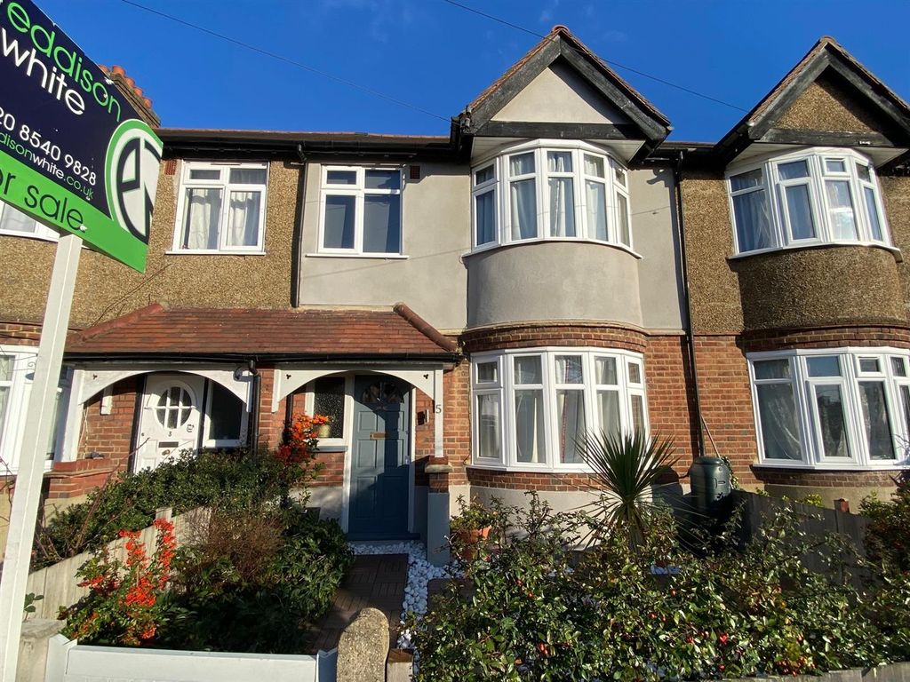 3 bed terraced house for sale in Woodland Way, Mitcham CR4, £600,000