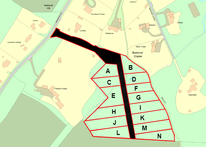 Land for sale in Land At Bashurst Hill, Horsham RH13, £40,000