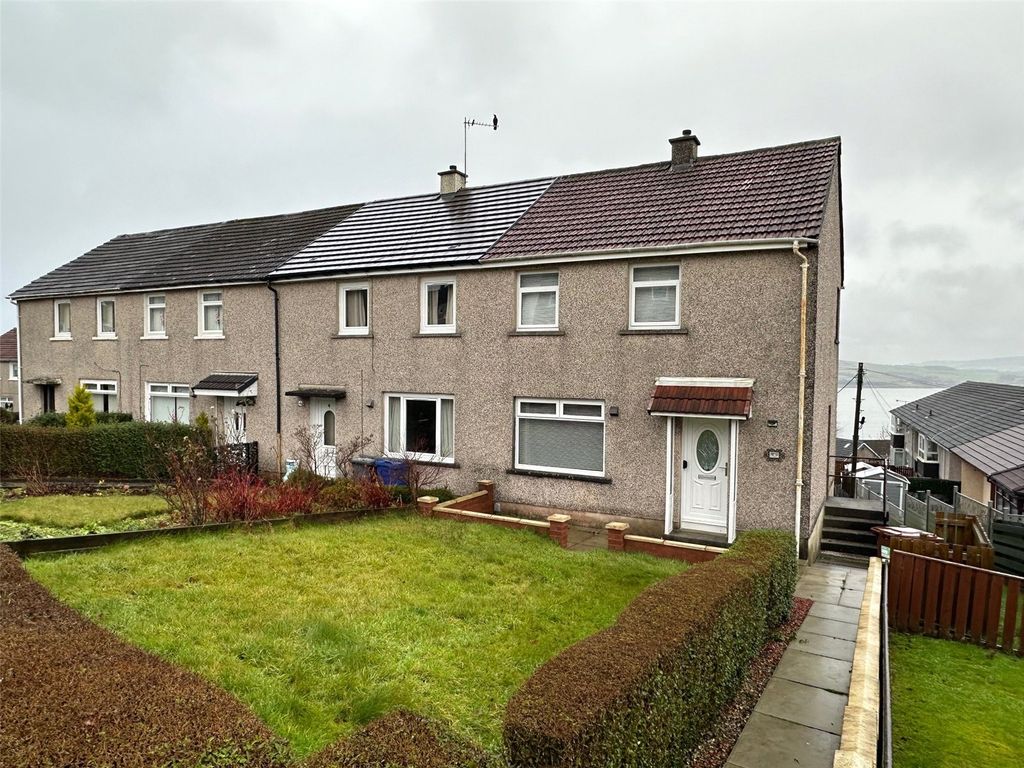 2 bed end terrace house for sale in Ardmore Road, Port Glasgow, Inverclyde PA14, £85,000