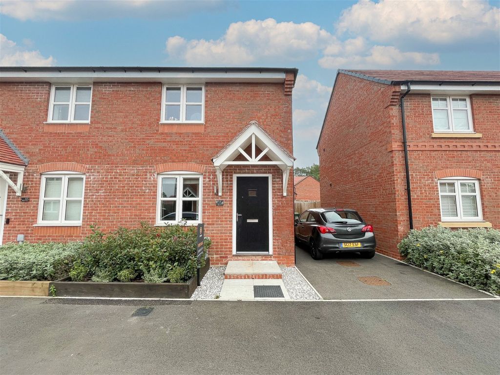 2 bed semi-detached house for sale in Pastures Drive, Tidbury Green, Solihull B90, £157,500