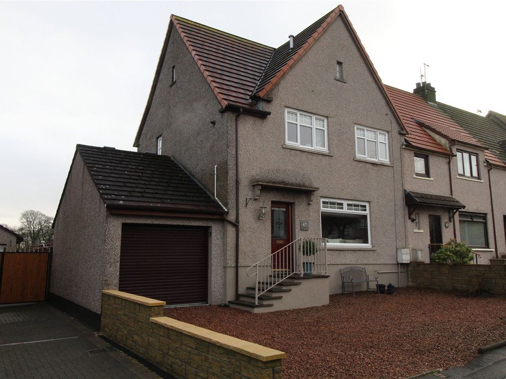 4 bed end terrace house for sale in Carleton Avenue, Glenrothes KY7, £183,000