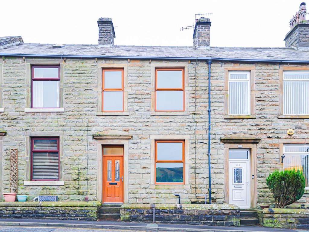 3 bed terraced house for sale in Burnley Road, Crawshawbooth, Rossendale BB4, £150,000