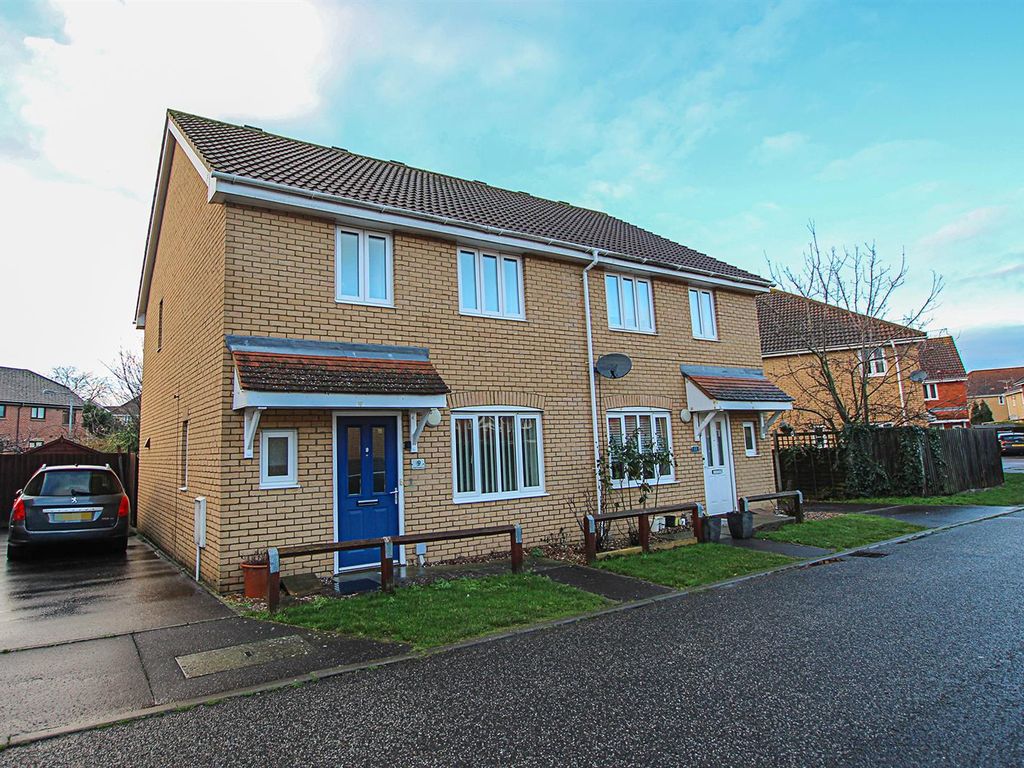 3 bed semi-detached house for sale in Howard De Walden Way, Newmarket CB8, £132,500