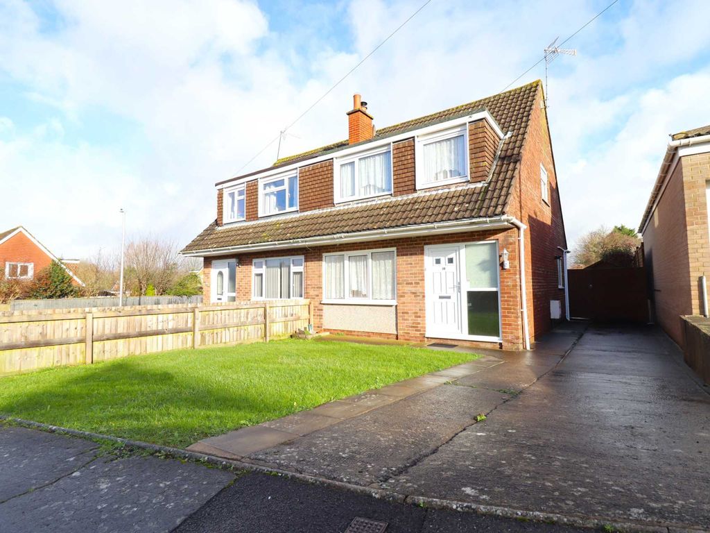 3 bed semi-detached house for sale in Mendip Rise, Locking Village, Weston-Super-Mare BS24, £280,000