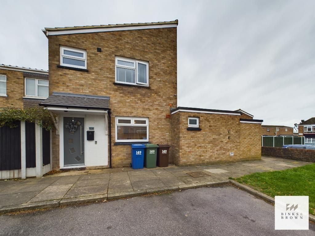 3 bed terraced house for sale in Oxwich Close, Corringham, Essex SS17, £325,000