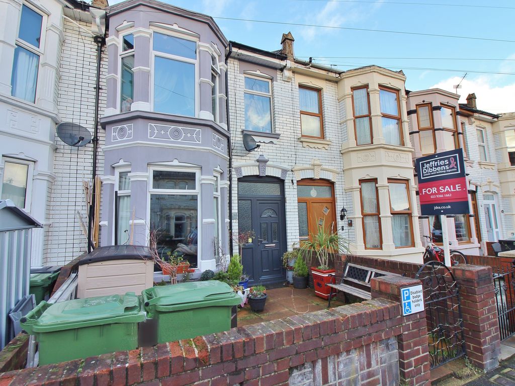 3 bed terraced house for sale in Laburnum Grove, Portsmouth PO2, £299,995