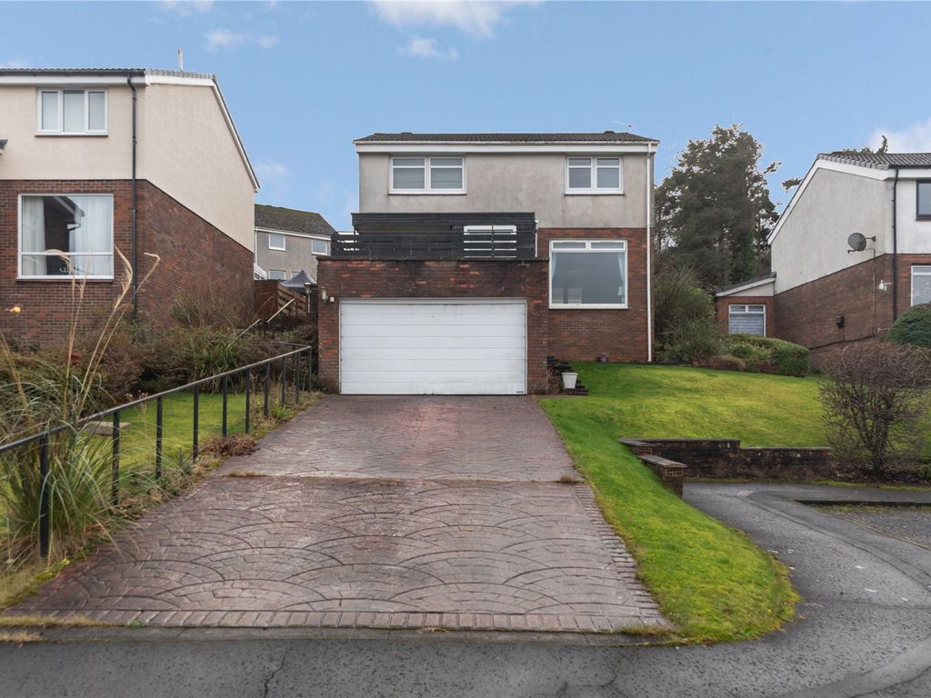 4 bed detached house for sale in Stirling Drive, Gourock PA19, £320,000