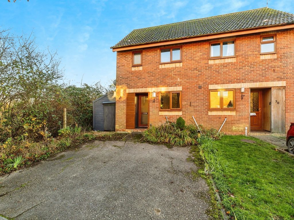2 bed semi-detached house for sale in Thornhill, Thornborough, Buckingham MK18, £289,500