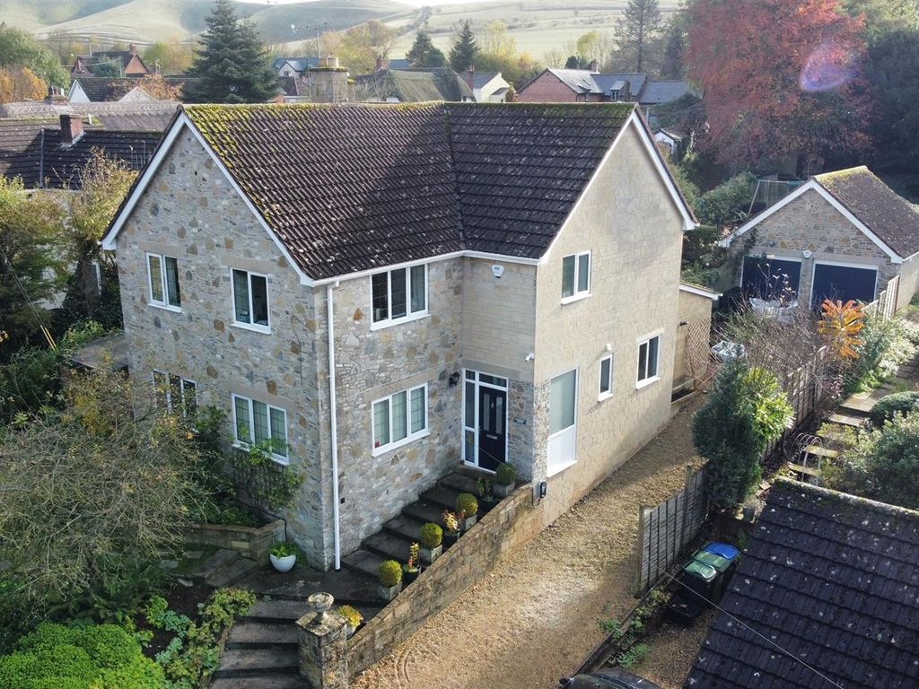 4 bed detached house for sale in The Street, Cherhill, Calne SN11, £675,000