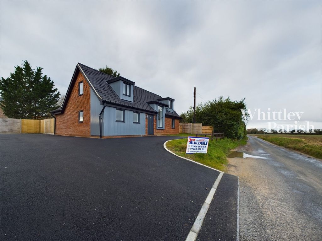 New home, 4 bed detached house for sale in Grove Road, Banham, Norwich NR16, £500,000