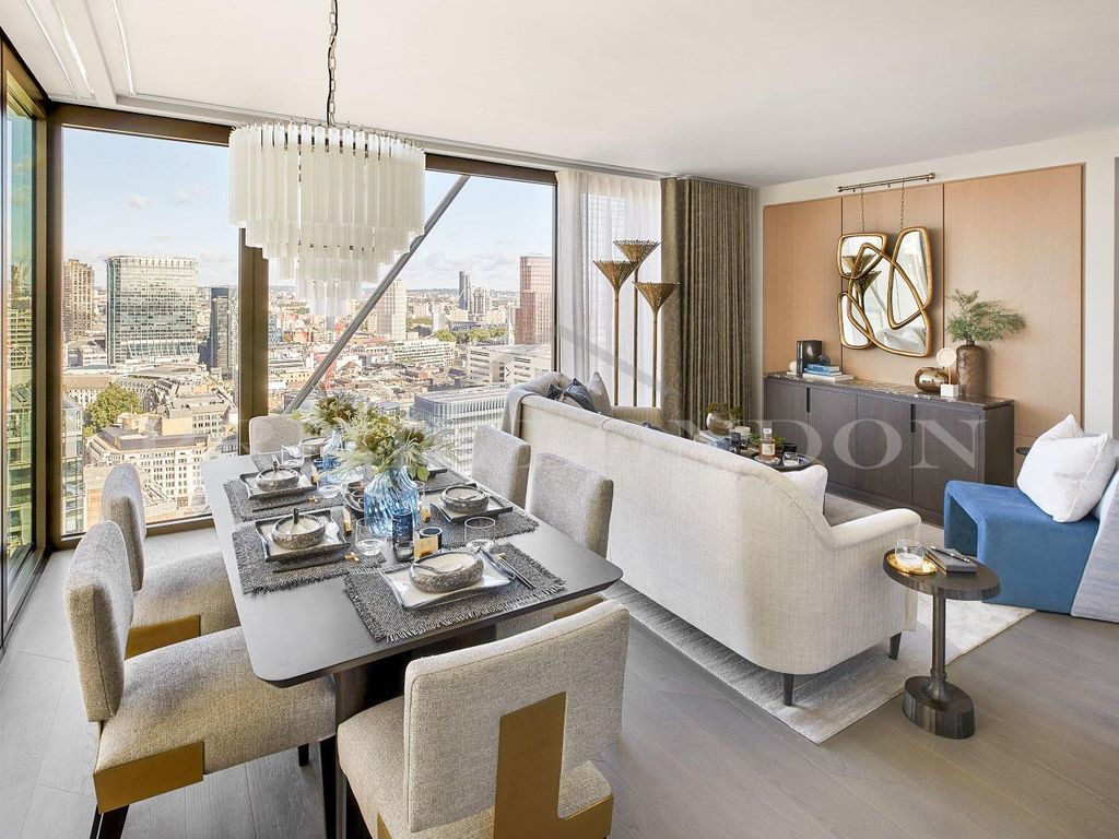 New home, 2 bed flat for sale in One Bishopsgate Plaza, The City, London EC3A, £1,995,000