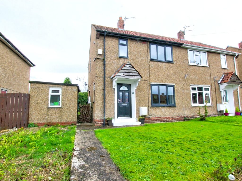 2 bed semi-detached house for sale in Green Rising, Hunwick, Crook DL15, £73,750