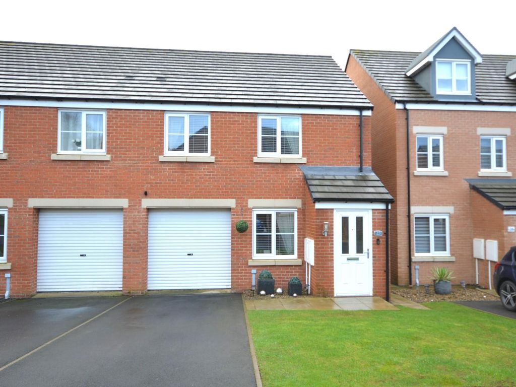 3 bed semi-detached house for sale in Peppercorn Close, Shildon DL4, £160,000