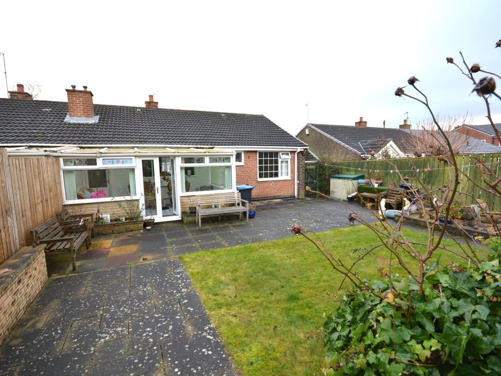 2 bed semi-detached bungalow for sale in Belvoir Grove, Bishop Auckland DL14, £175,000