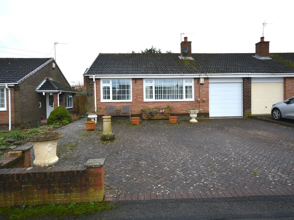 2 bed semi-detached bungalow for sale in Belvoir Grove, Bishop Auckland DL14, £175,000