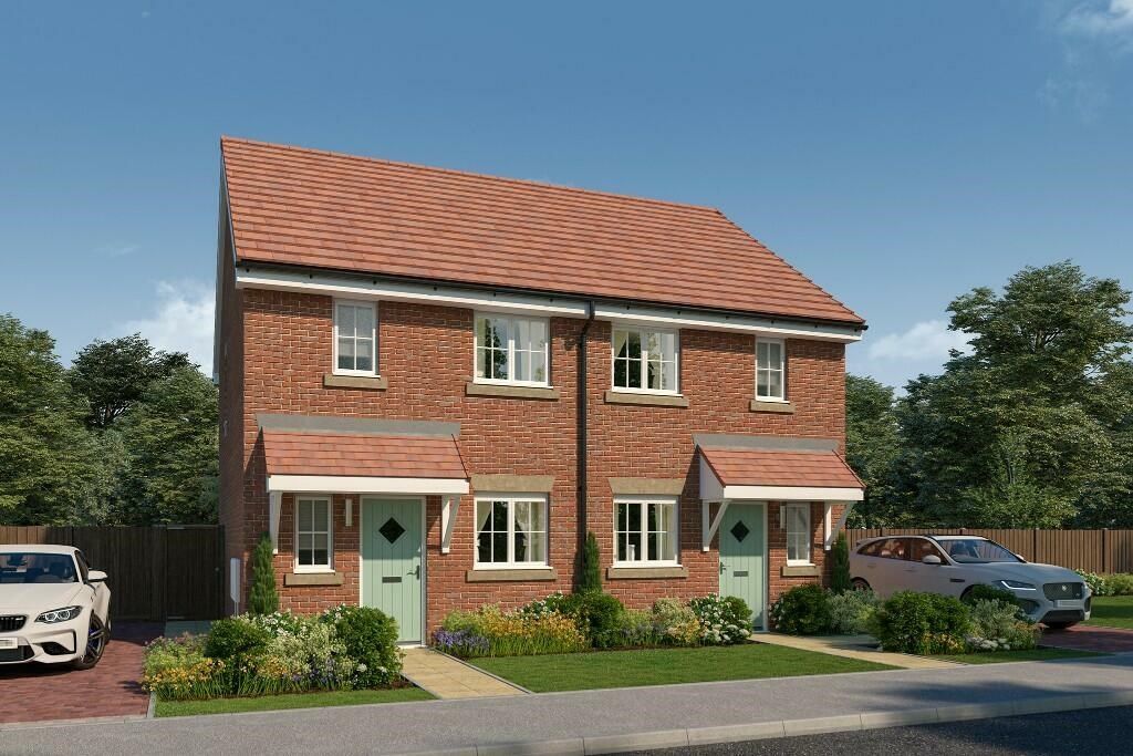 New home, 2 bed semi-detached house for sale in Near Oak Road, Tidings Hill, Halstead CO9, £322,995