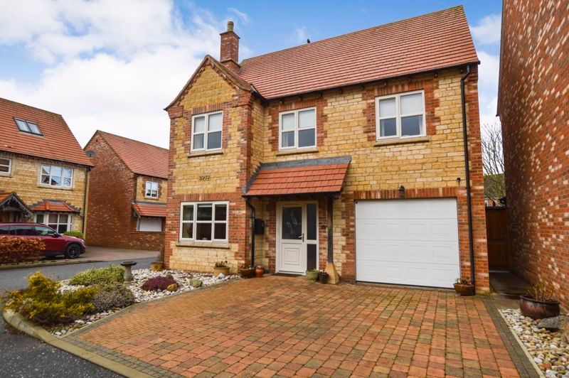 4 bed detached house for sale in Bourne Road, Corby Glen, Grantham NG33, £375,000