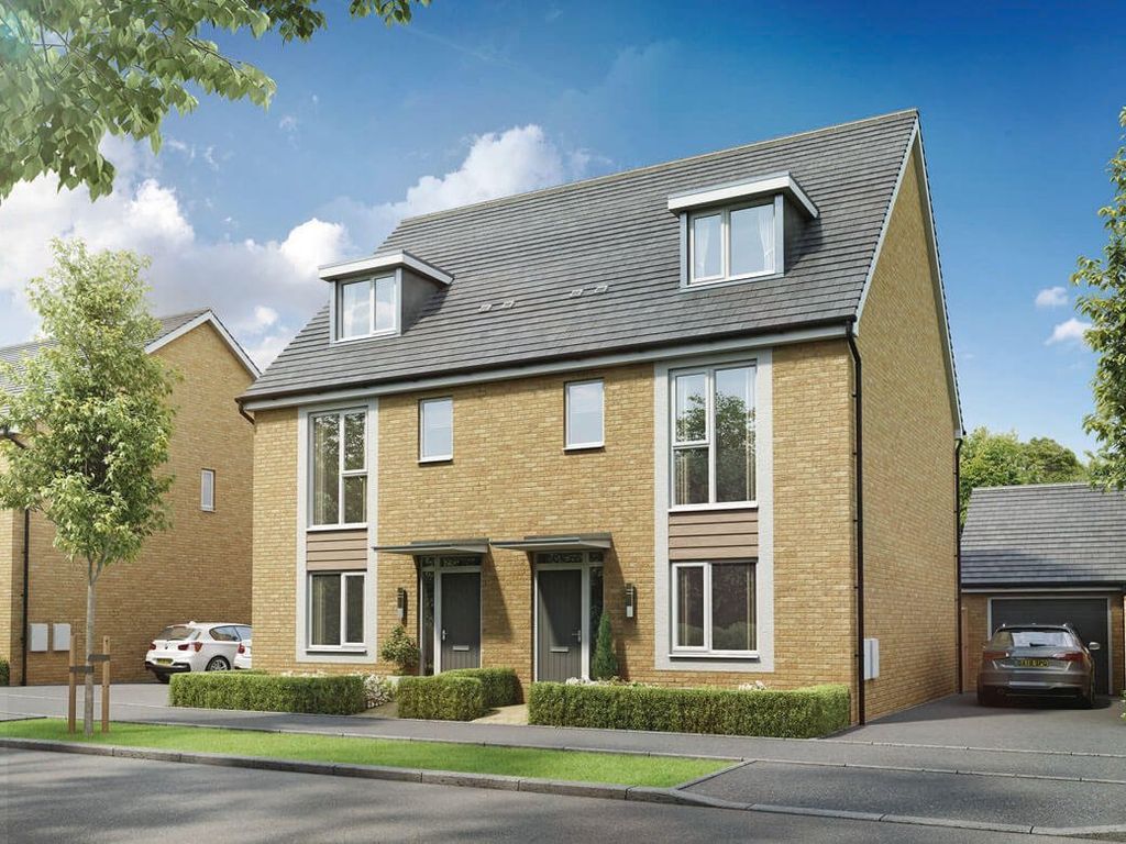 New home, 4 bed semi-detached house for sale in "The Becket" at Faraday Road, Locking, Weston-Super-Mare BS24, £371,995