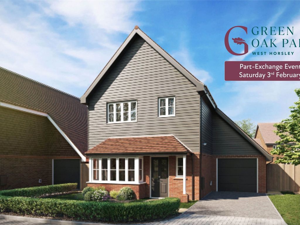 New home, 3 bed detached house for sale in Green Oak Park, West Horsley, Surrey GU23, £960,000