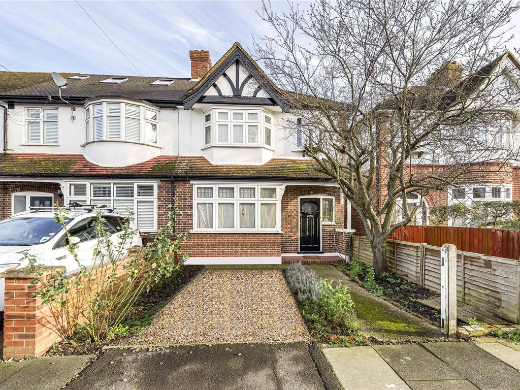 3 bed end terrace house for sale in Marina Avenue, New Malden KT3, £695,000