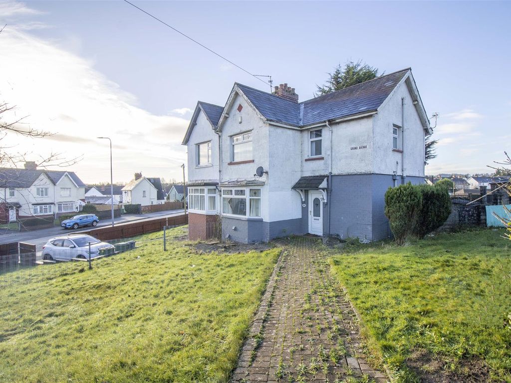 3 bed semi-detached house for sale in Grand Avenue, Ely, Cardiff CF5, £185,000