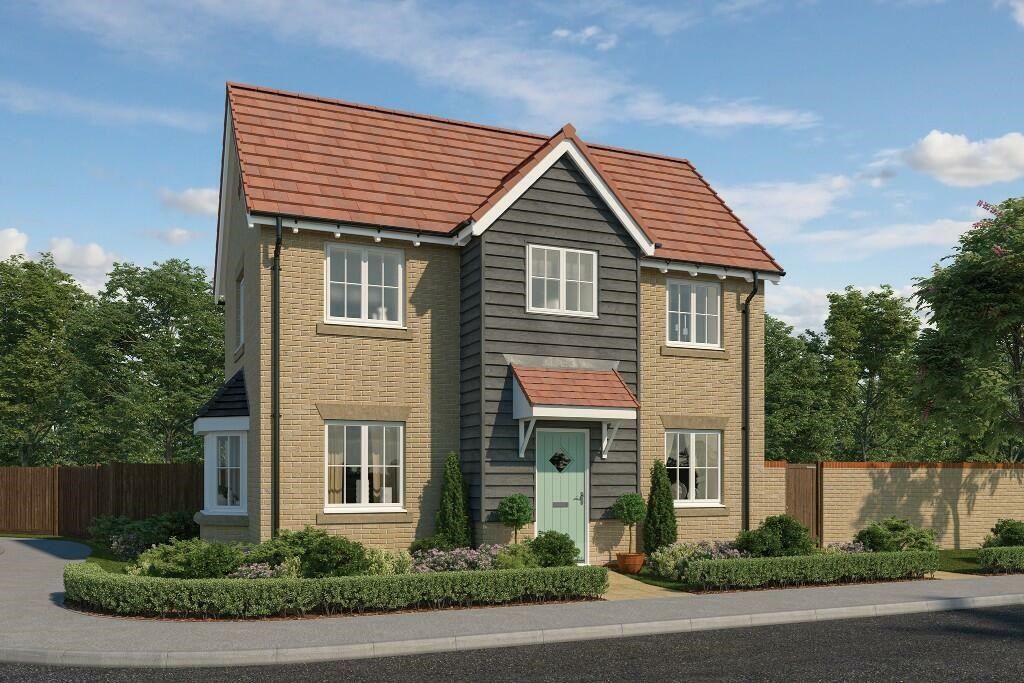 New home, 3 bed detached house for sale in Near Oak Road, Tidings Hill, Halstead CO9, £389,995