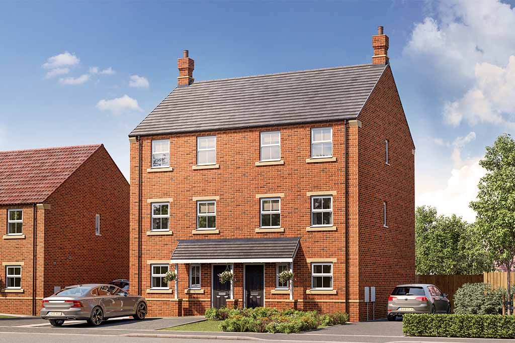 New home, 4 bed semi-detached house for sale in "The Richmond" at Moorgate Road, Moorgate, Rotherham S60, £309,995