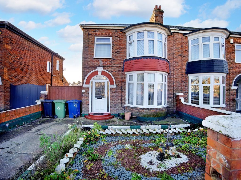 3 bed semi-detached house for sale in Queen Mary Avenue, Cleethorpes DN35, £147,000