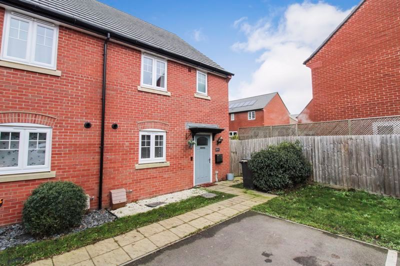 3 bed semi-detached house for sale in Hare Meadow, Great Barford, Bedford MK44, £315,000