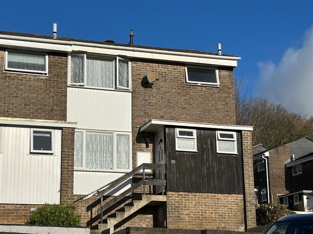 3 bed end terrace house for sale in Langdale Close, Estover, Plymouth PL6, £195,000