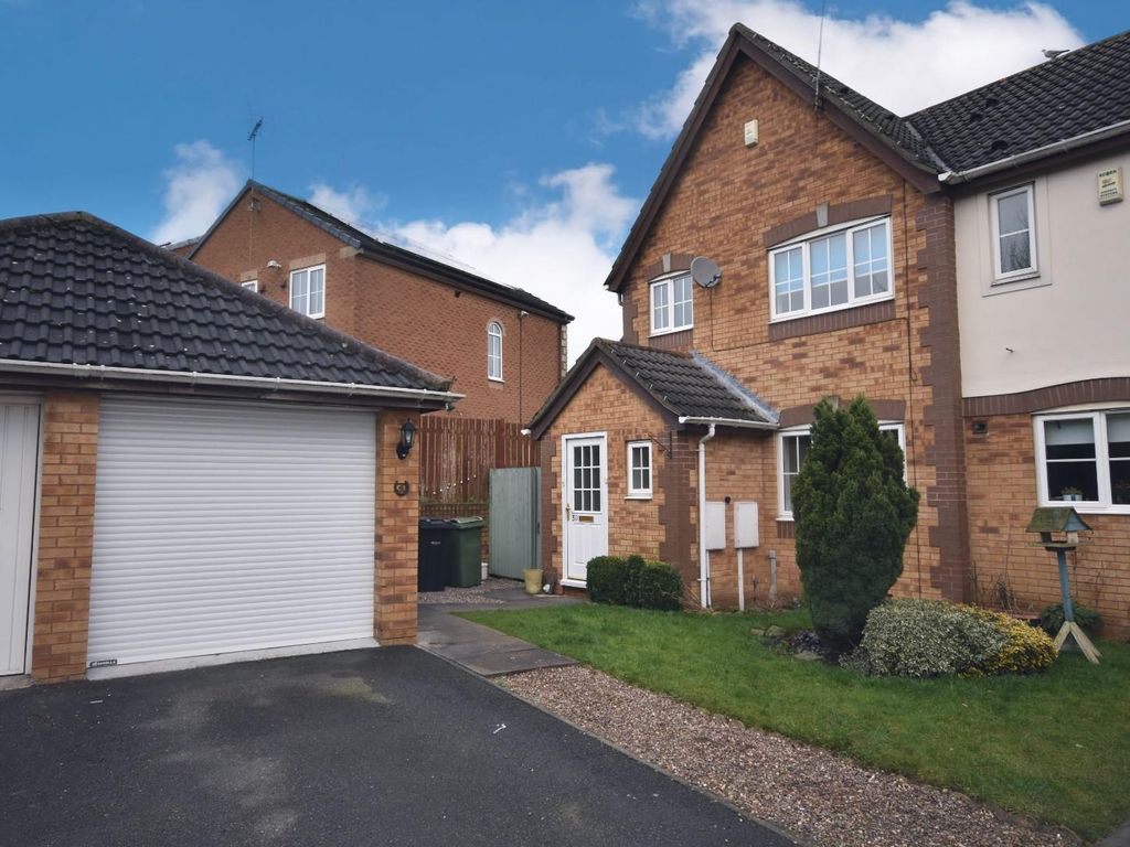 3 bed semi-detached house for sale in Shunters Drift, Barlborough, Chesterfield S43, £235,000
