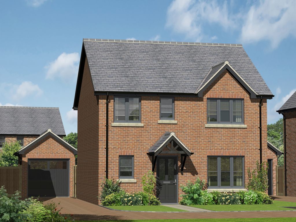 New home, 4 bed detached house for sale in Victory Avenue, Higher Heath, Whitchurch SY13, £299,995
