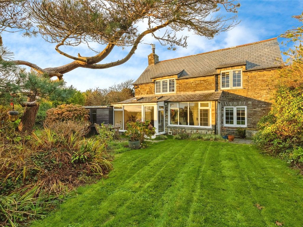4 bed detached house for sale in Treknow, Tintagel, Cornwall PL34, £650,000