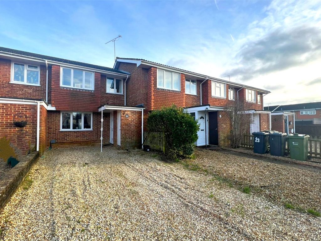 3 bed terraced house for sale in Lambourne Way, Tongham, Surrey GU10, £360,000