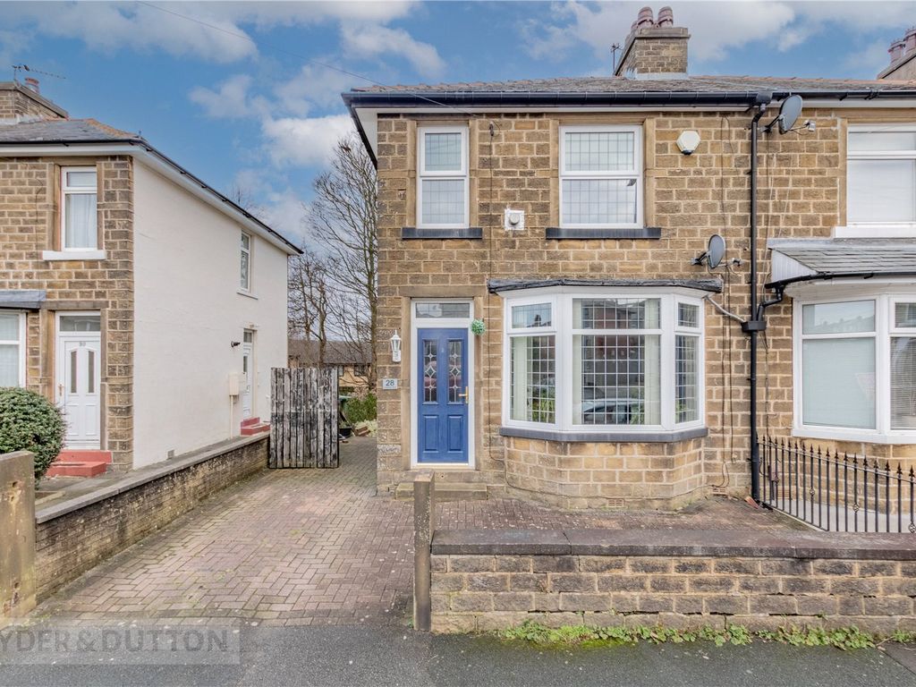 2 bed semi-detached house for sale in Gramfield Road, Crosland Moor, Huddersfield, West Yorkshire HD4, £145,000