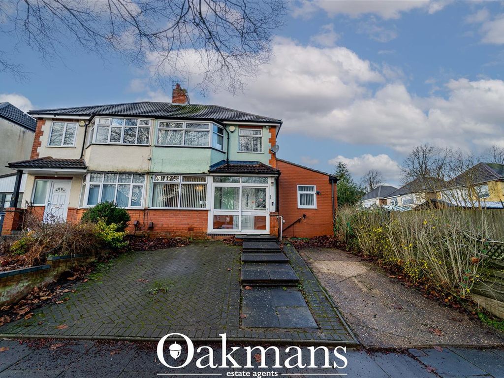 3 bed semi-detached house for sale in Henlow Road, Kings Heath, Birmingham B14, £250,000