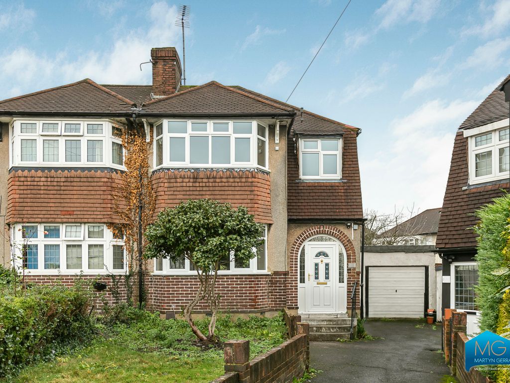 3 bed semi-detached house to rent in Wycherley Crescent, New Barnet, Barnet EN5, £2,500 pcm