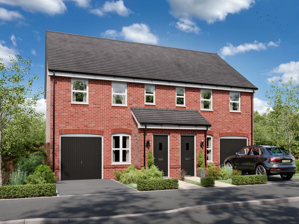 New home, 3 bed semi-detached house for sale in "The Glenmore" at Hawling Street, Redditch B97, £320,000