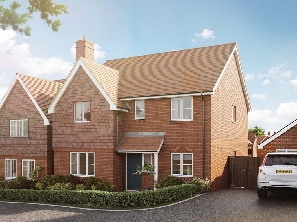 New home, 4 bed detached house for sale in "The Curridge" at Draper Road, Wickham, Fareham PO17, £685,000