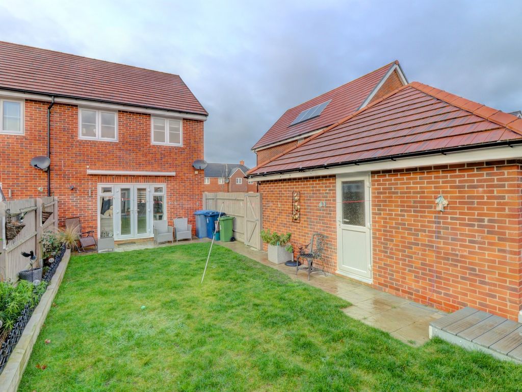 3 bed semi-detached house for sale in Hedgerow Walk, Longwick, Princes Risborough HP27, £435,000
