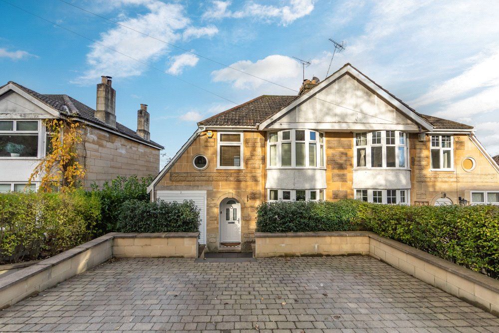 4 bed semi-detached house for sale in Warminster Road, Bathampton, Bath BA2, £850,000