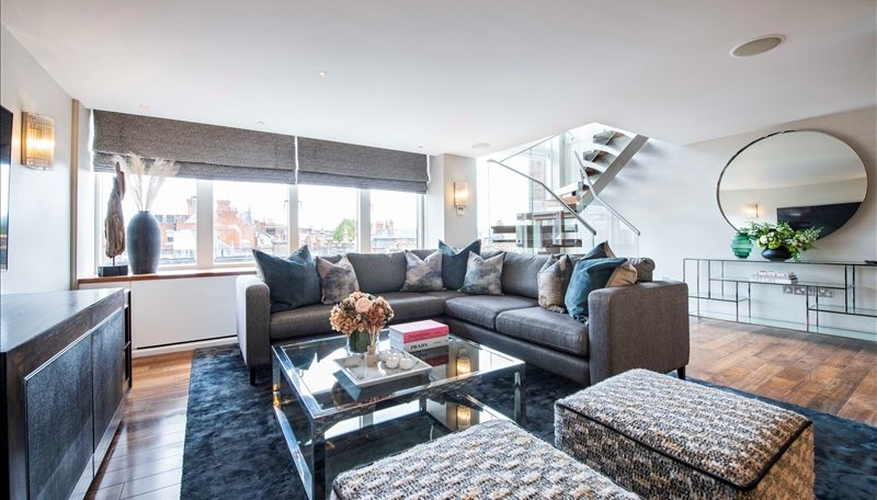 3 bed penthouse to rent in Young Street, London W8, £31,633 pcm