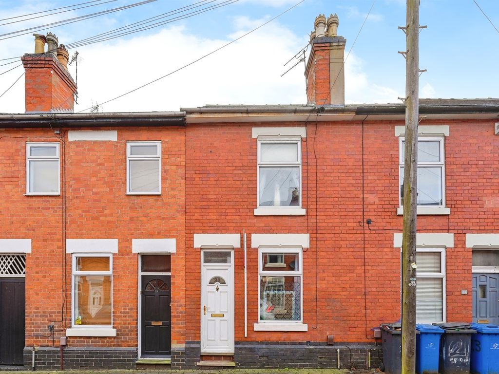 2 bed terraced house for sale in Spring Street, Derby DE22, £145,000