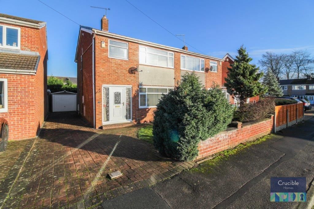 3 bed semi-detached house for sale in Wellington Avenue, North Anston, Sheffield S25, £185,000